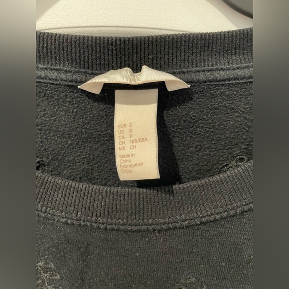 H&M black blouse size S - Picture 2 of 4